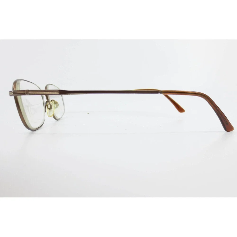 Clearvision Adam Brown Eyeglasses Brown Oval Metal Frames 54-18-145 CV